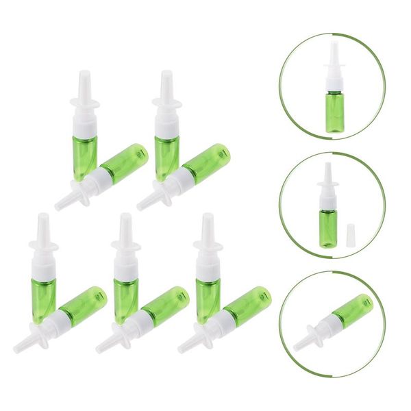 

storage bottles & jars 10pcs spray bottle containers nasal liquid