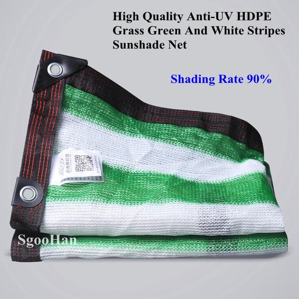 

shade anti-uv hdpe grass green-white sunshade net swimming pool cloth sunblock garden succulent plant shelter shading awning