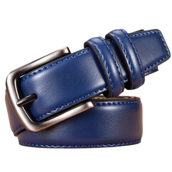 

belts men's genuine leather belt brand business affairs cowhide leisure time pin buckle designer superior quality alloy, Black;brown