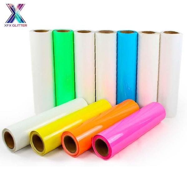 

window stickers xfx htv heat transfer 10*12 inch 8 sheets glow in dark iron on for shirt adhesive craft film paper