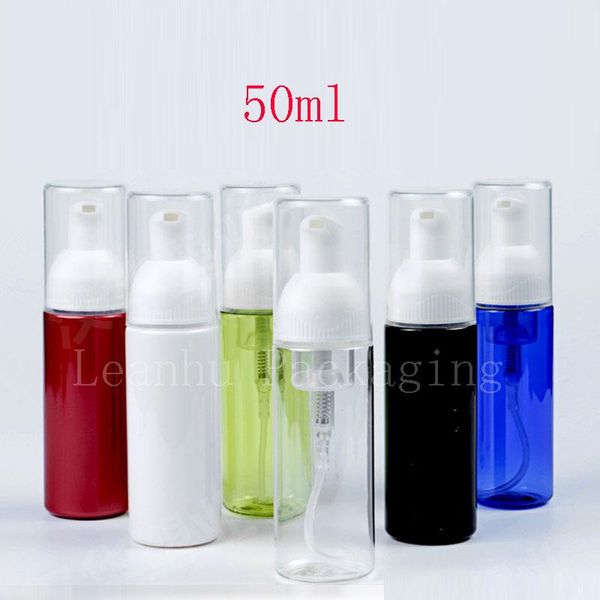 

storage bottles & jars 50ml empty foaming soap pump bottle, bubble liquid container,foam travel diy foam bottle more colors 50pc/lot