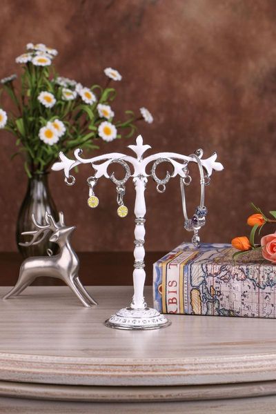 

hooks & rails american country earrings bracelet jewelry display rack villa bar decoration storage home accessories ornaments