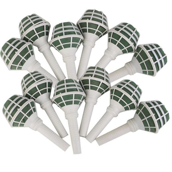 

decorative flowers & wreaths 12 pieces floral foam oasis bouquet posy holder for wedding bridal flower diy