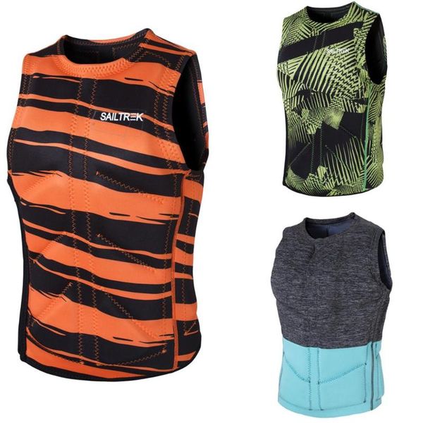 

life jacket swim vest men women's neoprene aid jacket for swim surf fishing ski boating watersports