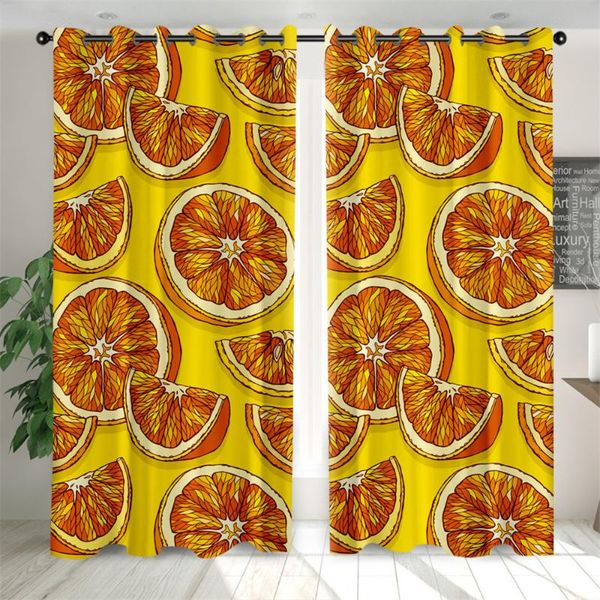

curtain & drapes fruit lemon window curtains home decor bedroom treatments valance for living room