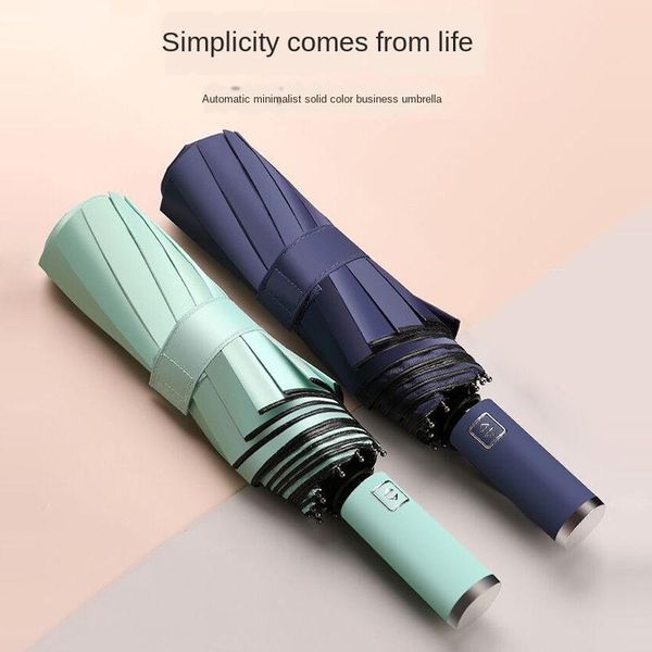 

umbrellas three-fold ten-bone automatic sunny and rainy dual-use umbrella folding sun protective uv-proof sunshade parasol