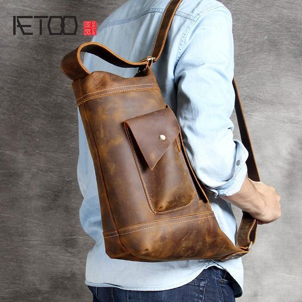 

hbp aetoo personality mad horse leather man single shoulder bag