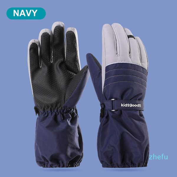 

ski gloves 2021 snow winter warm children's double-layer padded