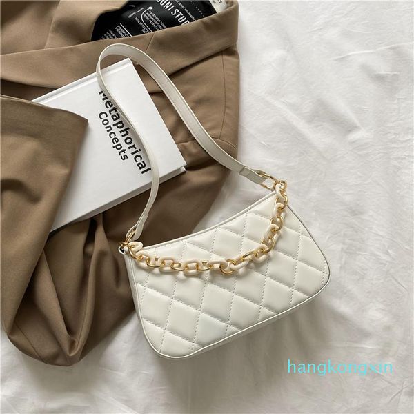 

evening bags underarm bag women's summer temperament small 2021 fashion rhombic chain shoulder square