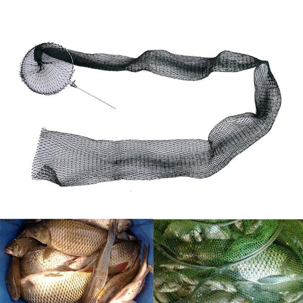 

jetting fishing tackle portable fish cage small quick-drying folded fishing nets tackle