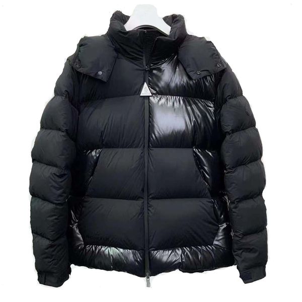 

designer monclair men's down parka coat 90% white goose winter jacket keeps warm moncersts high-end men s jackets fashionable felt desi, Black