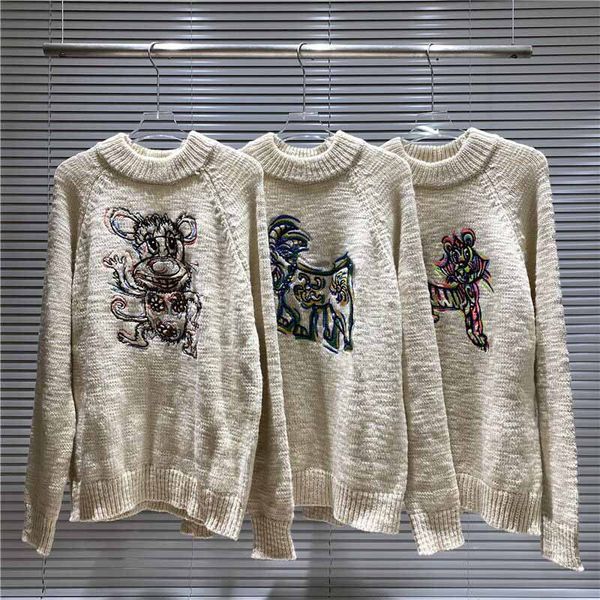 

men's sweaters designer women knitted sweatshirt classic love heart-shaped sweater couple hoodies tees men simple pullover fashion, White;black