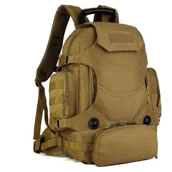 

backpack bowtac tactical military men army waterproof 40l outdoor travel camping bag large capacity shoulder
