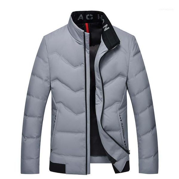

men's down & parkas 2021 winter jacket for men white duck feather filling coat outwear plus size thick warm overcoat 9131, Black