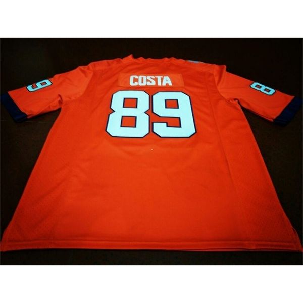 

001 clemson tigers #89 costa orange white college jersey or custom any name or number jersey, Black