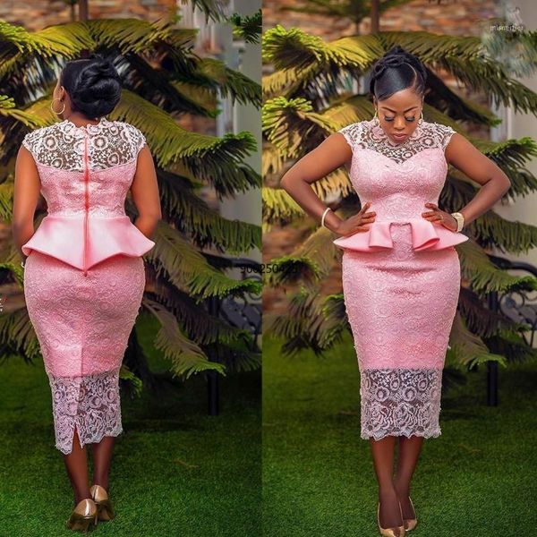 

ethnic clothing 2021 african women sleeveless lace pink dress dresses for, Red