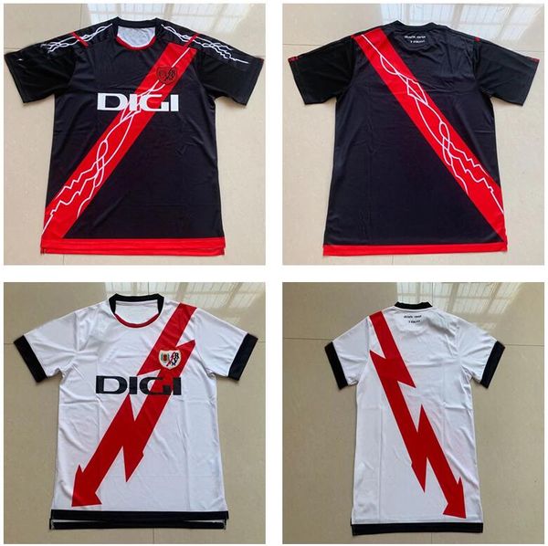 

21/22 rayo vallecano soccer jersey 2021 away, Black;yellow