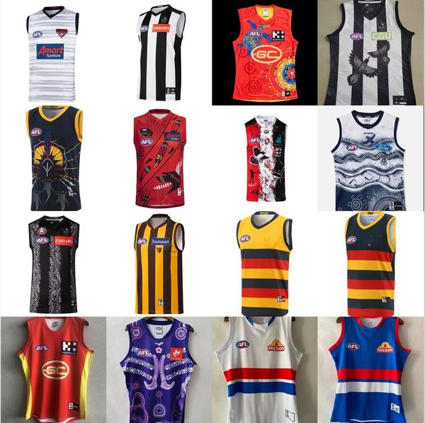

21/22 fremantle dockers jersey richmond tigers giants cats essendon tasmania coast lions rugby jerseys afl league shirt vest, Black;gray
