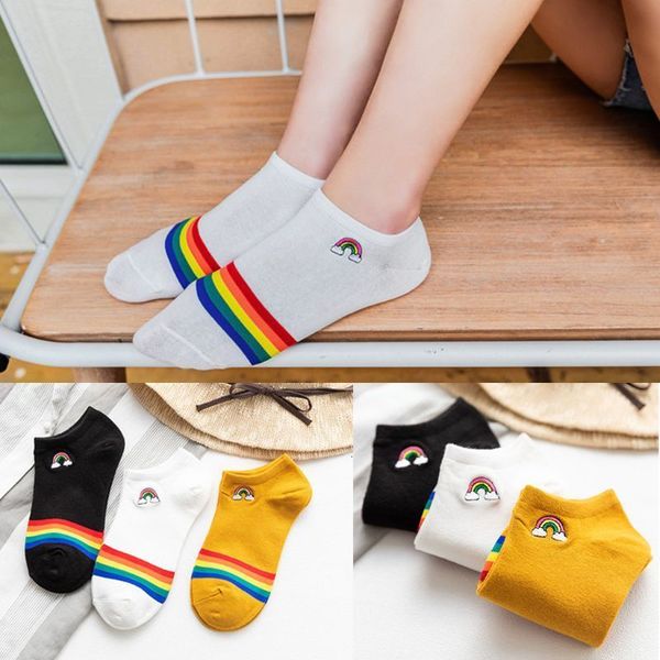 

women teen girls summer dunne harajuku cato short boat socks sunny raiow brie boating skateboard non slip kousen, Black;white
