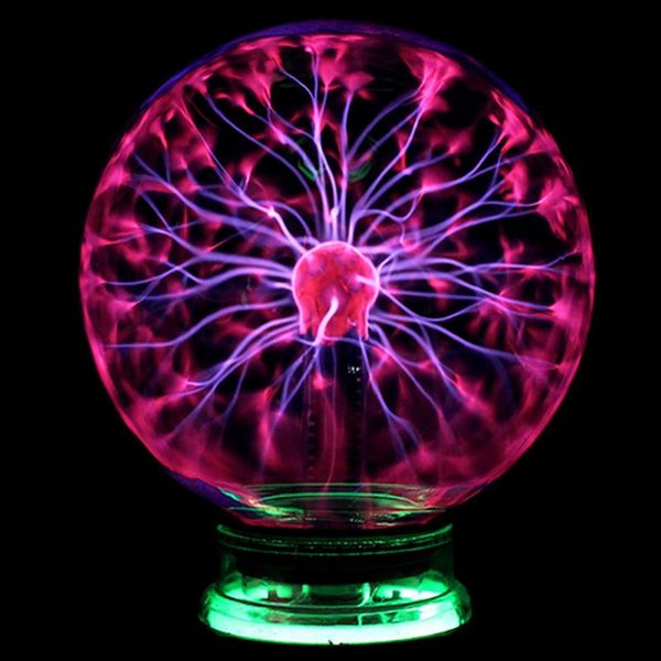 Neuheit Glas Magie Plasma Ball Zoll Tisch Lichter Kugel Nachtlicht Kinder Geschenk Für Weihnachten Magie Plasma Nacht Lampe Heißer 2021