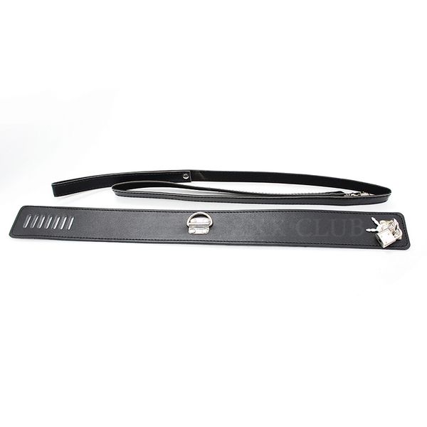 

thierry pu leather bondage collar neck collar fetish bondage games slave restraint erotic toys for couples