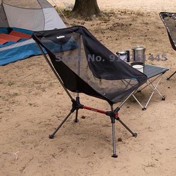 

camp furniture outdoor folding moon chair camping beach portable fishing simple backrest sketching