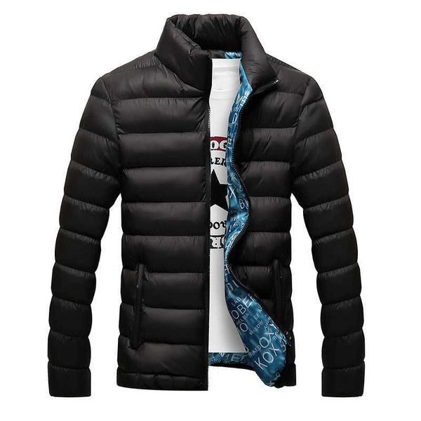 FTLZZ Herbst Winter Jacken Parka Männer Warme Outwear Casual Slim S Mäntel Windjacke Stepp M-6XL 210909