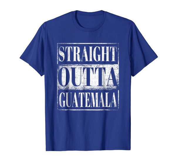 

straight outta guatemala t-shirt guatemalan descent gift, White;black