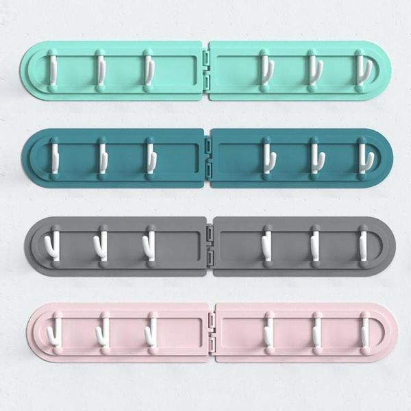 

hooks & rails stainless steel towel rack foldable abs storage hook for home
