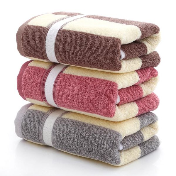 

towel pure cotton plaid towels home daily use absorbent don't shed face wash el