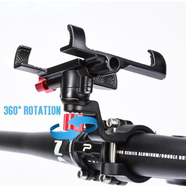 

cell phone mounts & holders aluminum alloy bike bicycle holder motorcycle handlebar mount universal non-slip adjustable moblie stand