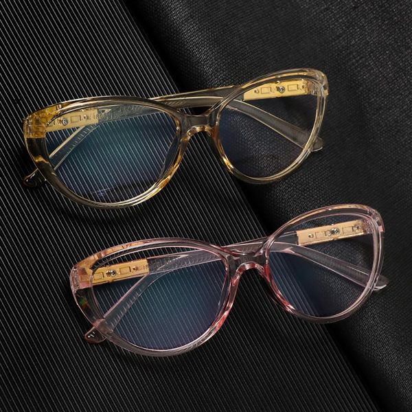 

glasses gootrades frame design optical light eye trending polvt blue women cat oversized computer anti fashion eyeglasses ikqkl, White;black