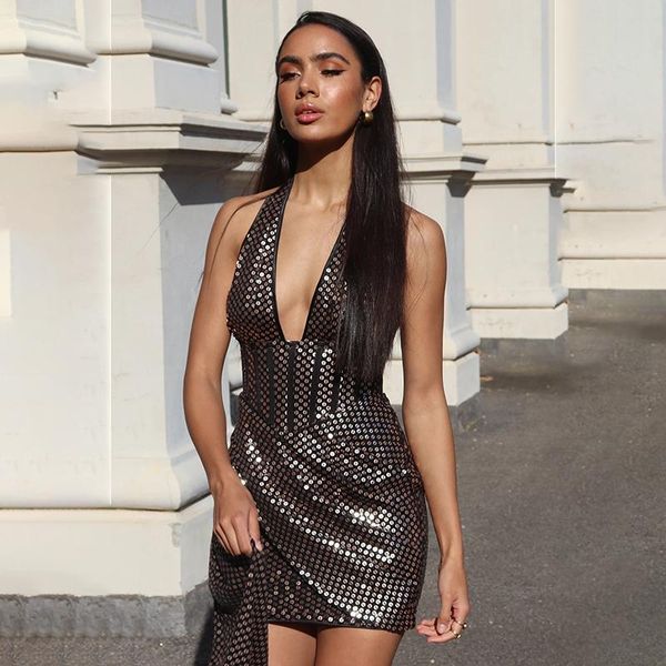 

casual dresses black sequin necklaces fashionable celebrity evening party dress, Black;gray