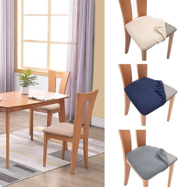 

chair covers jacquard pineapple plaid dining room seat removable washable anti-dust elastic cushion slipcovers decor