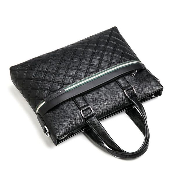

wholesale briefcase new leather men's portable leisure horizontal computer bag lapbusiness travel messenger