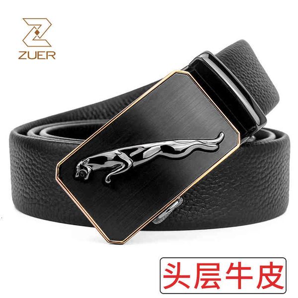 

belts buckles zuer men's automatic buckle leather brand wedding, Black;brown