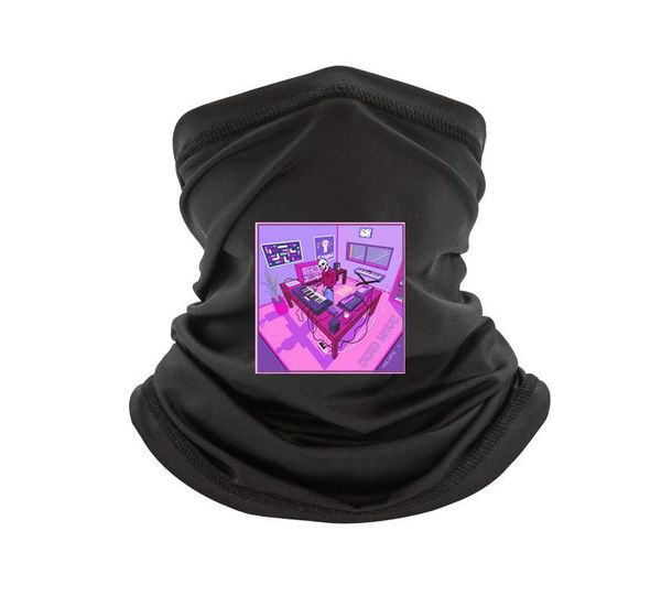 

hats, scarves & gloves sets men scarf electronic synthwave music producer vaporwave women, Blue;gray