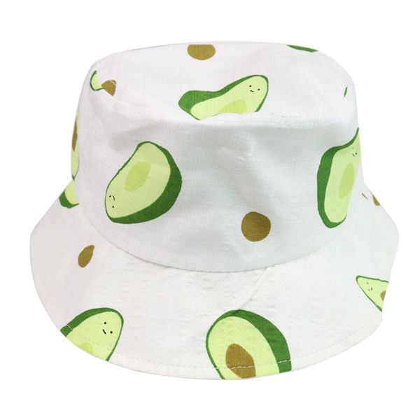 

cloches winfox fashion avocado bucket hat vegan chapeau outdoor travel fishing bob caps women men panama sun cap, Blue;gray