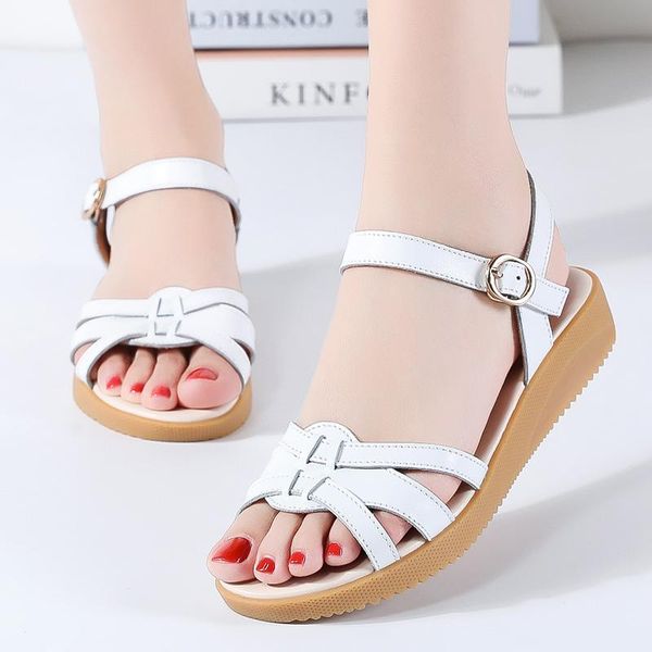 

sandals 2021 spring and summer soft-soled women's shoes casual fashion comfortable commuter all-match single, Black