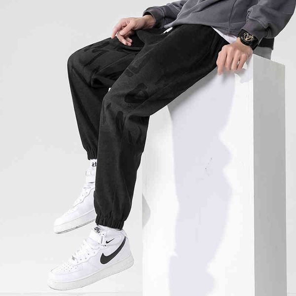 

men's sports casual 2021 autumn new korean brand leggings youth guard fashion, Blue