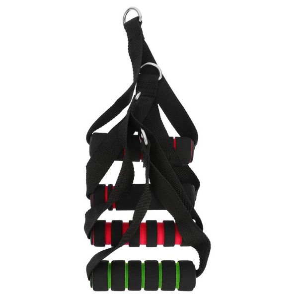 

bike handlebars &components 4pcs non-slip fitness handles workout straps diy cable machine attachment