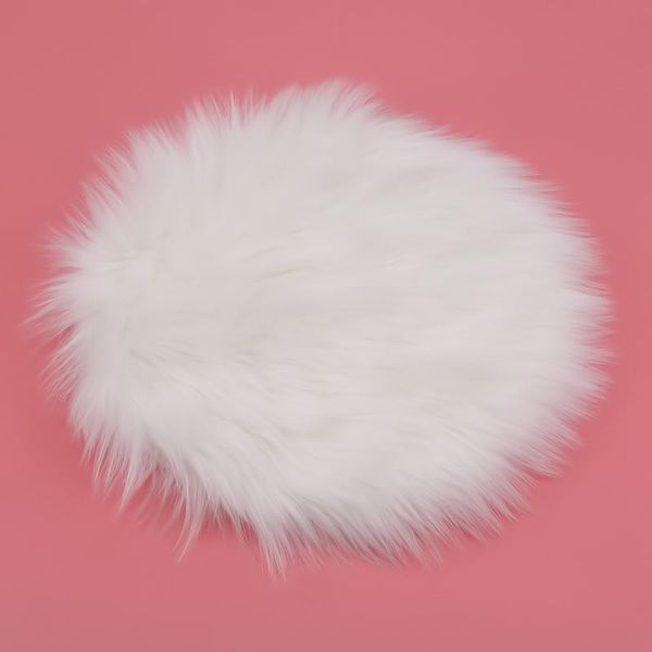 

chair covers solid cover for living room home modern fluffy mats decor faux fur