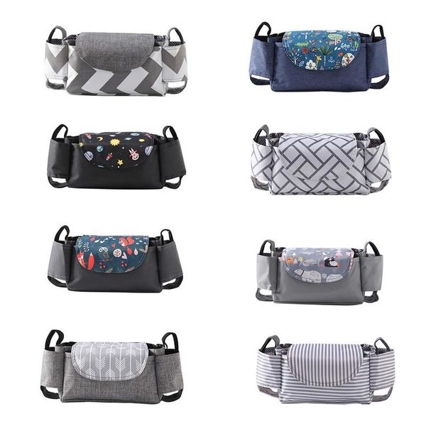 

stroller parts & accessories universal buggy baby pram organizer bottle holder multipurpose accessory caddy storage bag mummy