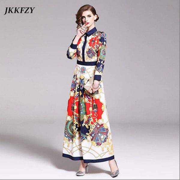 

new female summer dressed printing sleeve turn collar buttoned design track dress big size ixui, Black;gray
