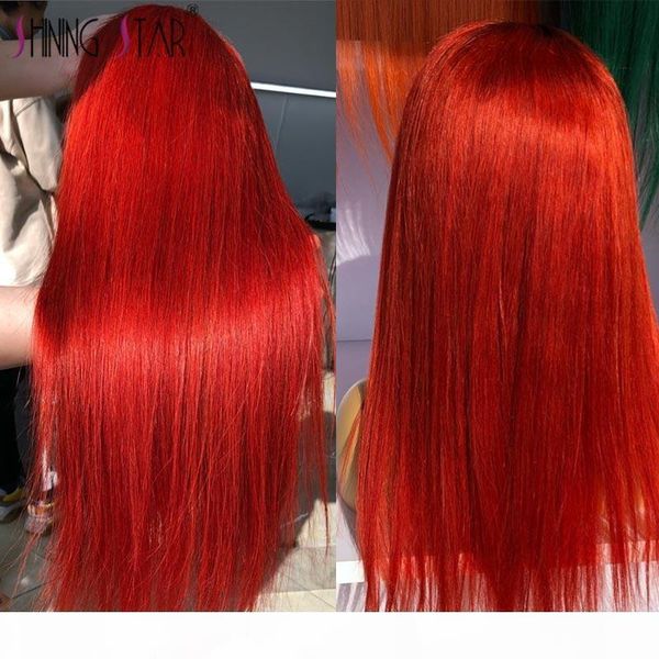 

burgundy lace front human hair wigs brazilian straight t part lace wigs red 99j middle part 13*1 front wig 150% remy hair, Black;brown