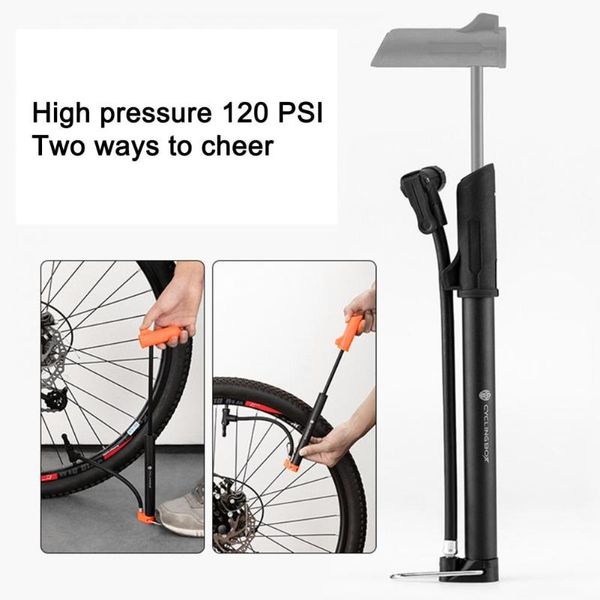 

bike pumps anti-scratch portable bicycle tire floor pump with mount for outdoor