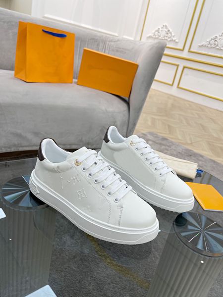 

time out sneaker 2021 designer luxury women shoes leather fashion classic outdoor sports casual shoe, Black