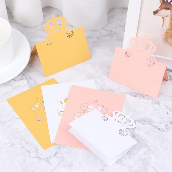

greeting cards 50pcs name place wedding table decor message card