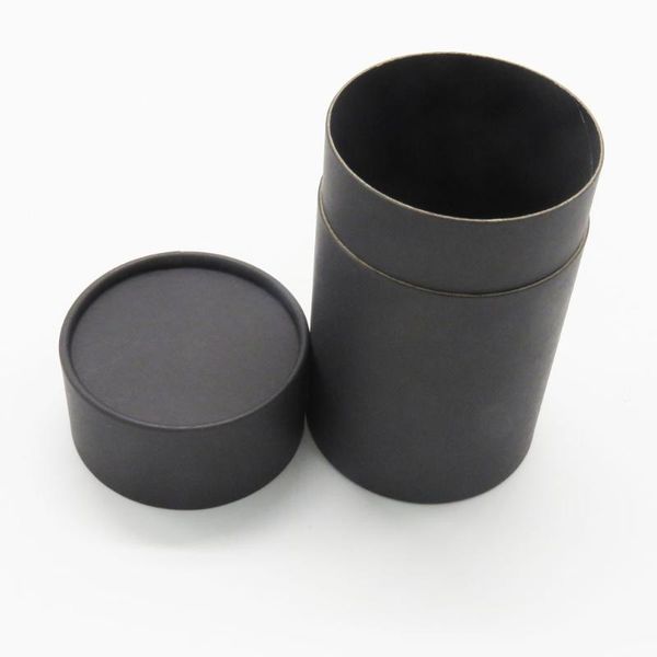 

gift wrap 8.3cm dia 11.2cm h essential oil jar paper cardboard canister cylinder round bottle packaging box paperboard tube