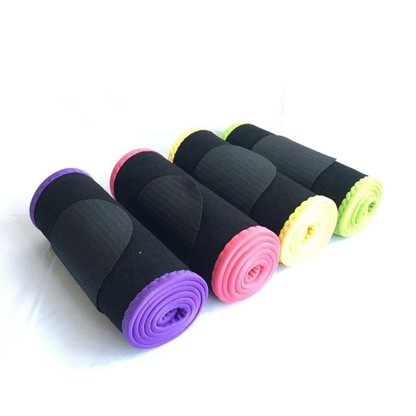 

waist support sports protection belt tummy trimmer slimming sweat fat burn shaper wrap band weight loss exercise men women, Black;gray